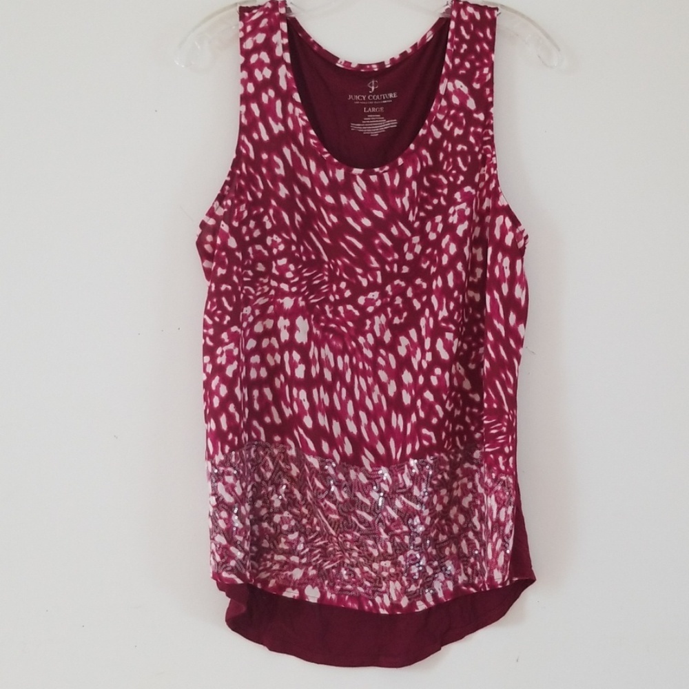 Juicy Couture Animal & Sequins high-low top
